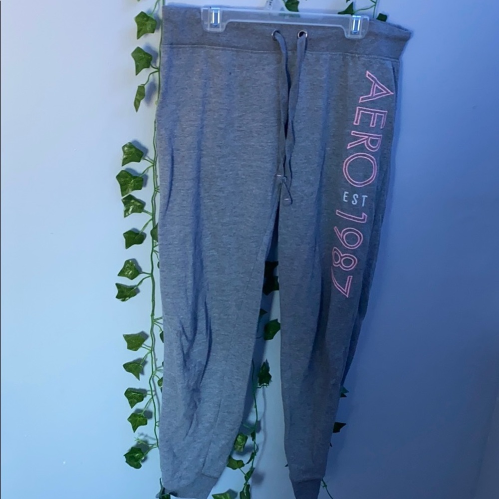 aeropostale grey sweatpants